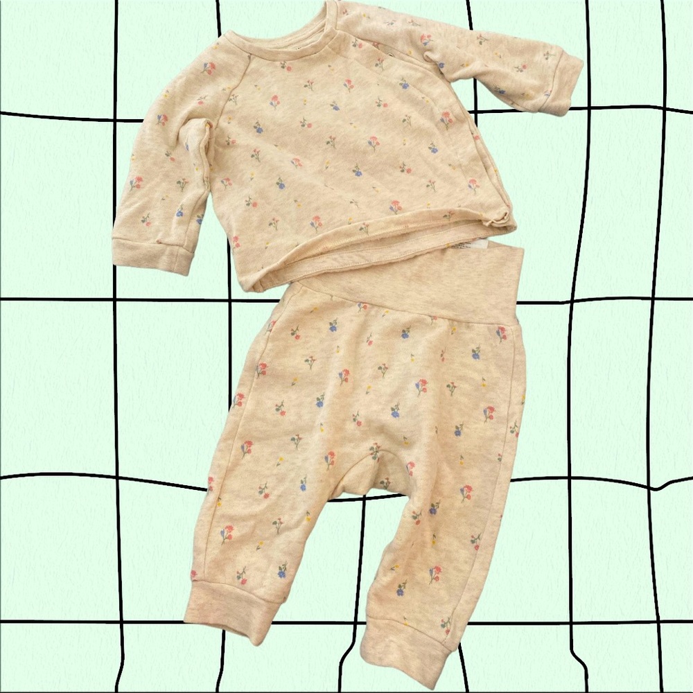 H&M sweat suit for girls 6 months